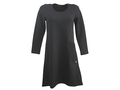 Černé teplákové šaty do A - vel.38