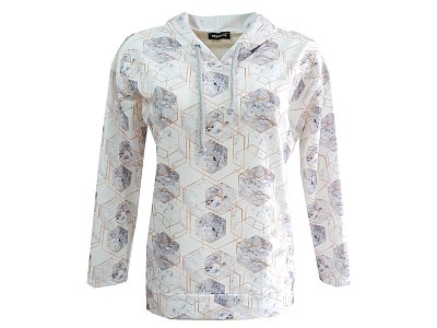 Bílo šedá mikina - vel.38