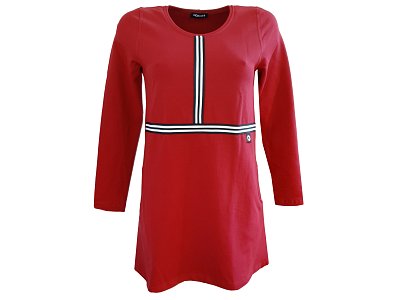 Červená tunika s kapsami - vel.44