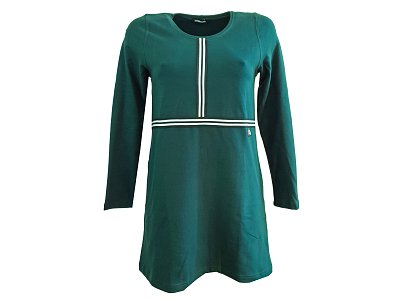 Zelená tunika s ozdobnými lampasy - vel.38