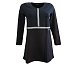Černá tunika s lampasy - vel.40