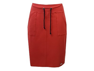 Bavlněná sukně v cihlové barvě - vel.38