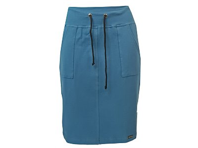 Modrá sukně z teplákoviny - vel.38