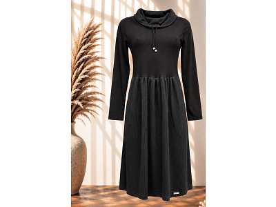Černé šaty Modestia - vel.38
