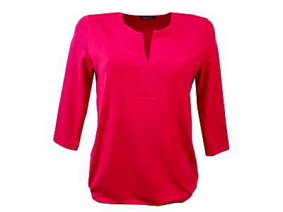 Volná halenka v jahodové barvě - vel.38