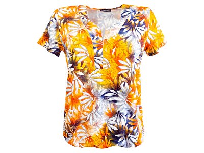 Volná halenka s krátkým rukávem - vel.38