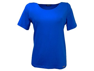 Top s krátkým rukávem v královské modré - vel.42