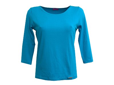 Ostře modrá klasická halenka - vel.38