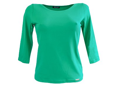 Zelená halenka s 3/4 rukávem - vel.38