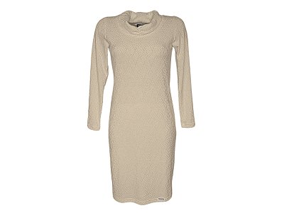 Eleganí svetrové šaty s rolákem - vel.40