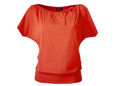 Oranžová volná halenka - vel.38