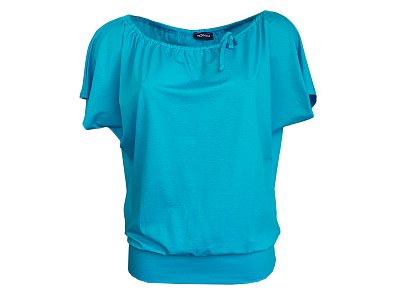 Volná jasně modrá halenka - vel.40