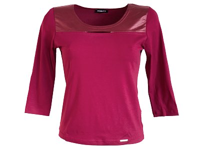 Vínová halenka se sedlem - vel.38