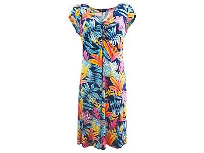 Barevné letní šaty - vel.44