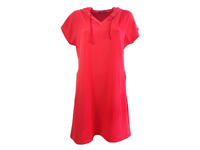 Letní šaty s kapucí a kapsami - vel.38