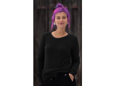 Černý svetr s patentem - vel.38