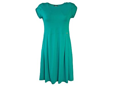 Dámské tyrkysové šaty - vel.38