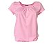 Růžové tričko s krátkým rukávem - vel.38