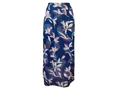 Tmavě modrá dlouhá sukně - vel.38