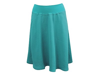 Tyrkysová letní široká sukně - vel.38