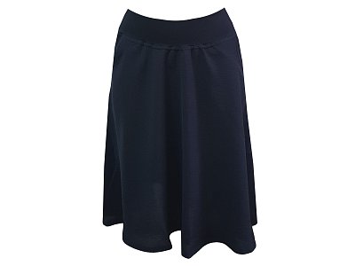 Černá krátká sukně s kapsami - vel.38