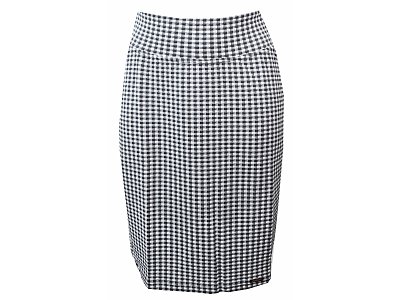 Černo bílá pepito sukně - vel.40