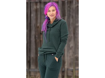 Teplejší tunika v zelené barvě - vel.36