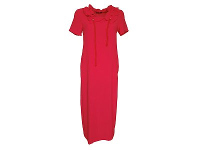 Dlouhé šaty se širokým límcem - vel.40