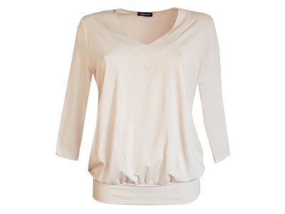 Světlá halenka s 3/4 rukávem - vel.44