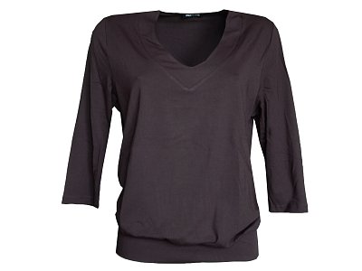 Černá halenka s véčkem - vel.42