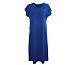 Maxi šaty v královské modré s kapsami - vel.50