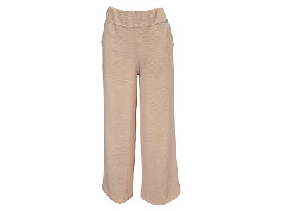 Béžové  kalhoty s kapsami - vel.38