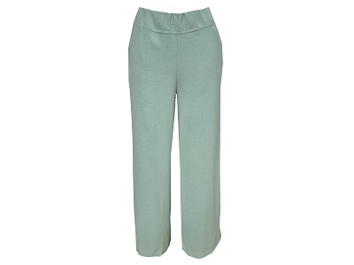 Mintové kalhoty s kapsami - vel.38