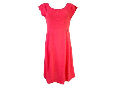 Letní červené lehké šaty Modestia - vel.38