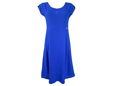 Sytě modré letní šaty - vel.38