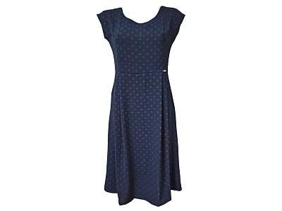 Lehké tmavě modré šaty - vel.38