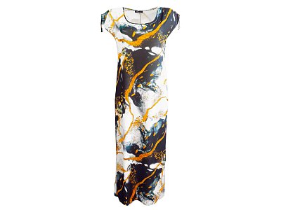 Elegantní dlouhé letní šaty - vel.40